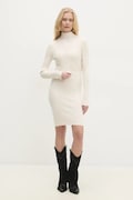 Answear Lab rochie și cardigan culoarea bej