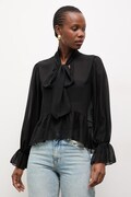 Blúzka Answear.LAB dámska, čierna farba, jednofarebná