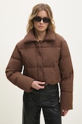 Answear Lab geaca femei, culoarea maro, de iarna