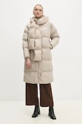 Jakna Answear.LAB za žene, boja: bež, za zimu, oversize