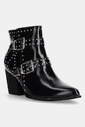 Answear Lab botine femei, culoarea negru, cu toc drept