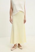 Спідниця Answear.LAB колір жовтий maxi розкльошена