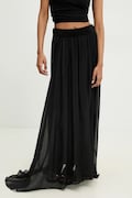 Answear.LAB spódnica kolor czarny maxi rozkloszowana