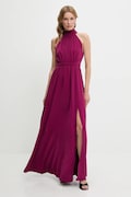 Answear Lab rochie culoarea roz, maxi, evazată