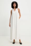 Answear Lab rochie culoarea alb, maxi, dreaptă