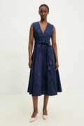 Šaty Answear.LAB tmavomodrá barva, midi