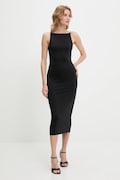Answear Lab rochie culoarea negru, midi, mulată