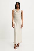 Answear Lab rochie culoarea bej, maxi, evazată