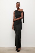 Answear.LAB sukienka drapowana czarna