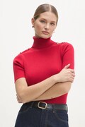 Answear.LAB pulóver női, piros, garbónyakú