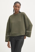Answear Lab bluza femei, culoarea verde, neted
