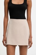 Suknja - hlače Answear.LAB boja: bež, melanž, visoki struk