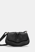 Answear Lab poseta de piele culoarea negru