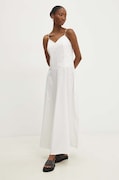 Answear Lab rochie culoarea alb, maxi, evazată