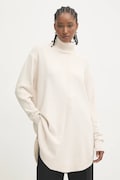 Answear.LAB sweter damski kolor beżowy z golfem