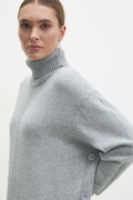 Answear.LAB sweter damski kolor szary z golfem
