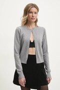 Kardigán Answear.LAB dámsky, šedá farba, tenký