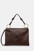 Шкіряна сумочка Answear.LAB колір коричневий