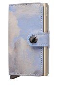 Secrid portfel skórzany Miniwallet Art Almond Blossom kolor niebieski