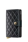 Secrid portfel skórzany EMBOSS DIAMOND kolor czarny