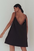 Bavlnené šaty MUUV. sukienka #SURFGIRL hnedá farba, mini, oversize