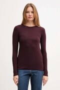 Mos Mosh sweter wełniany damski kolor beżowy lekki 168080