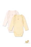 Fanga Fontana боди за бебе от памук PERLA 2 PACK LS BODY OCS 2 броя жълто FA100084