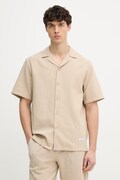 Marc O'Polo πουκάμισο ανδρικό βαμβακερό μπεζ απλό 5000010060