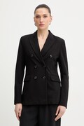 Silvian Heach marynarka dwurzędowa damska FATISE czarna GPP26061GC