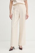 Silvian Heach spodnie PILLAR damskie kolor beżowy GPP26073PA