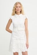 Silvian Heach čipkované šaty GELAO biela farba GPP26330VE
