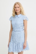 Silvian Heach čipkované šaty GELAO modrá farba GPP26330VE