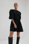 Muuv. розкльошена сукня бавовняна KAWAI чорна