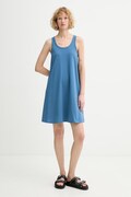 Marc O'Polo φόρεμα βαμβακερό μπλε απλό 5000010188