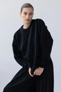 Muuv sweter damski z wełną merino czarny