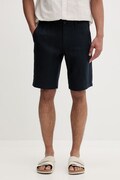 Marc O'Polo szorty męskie lniane granatowe regular waist 5000013930