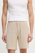 Marc O'Polo szorty dresowe męskie bawełniane beżowe regular waist 5000013937