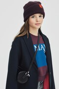 MAX&Co. bluza bawełniana dziecięca MAXS3F SWEAT-SHIRT kolor bordowy z nadrukiem MX0037