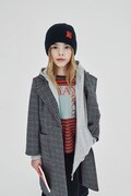 MAX&Co. czapka z dodatkiem wełny dziecięca MAXF10F HAT kolor granatowy MX0242