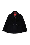 MAX&Co. płaszcz wełniany dziecięcy MAXJ35F JACKET kolor czarny MX0229