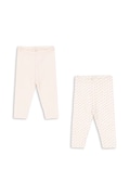 Fanga Fontana legginsy niemowlęce BELLO 2 PACK PANTS OCS kolor różowy FA100002