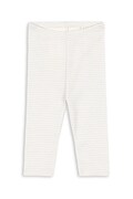 Fanga Fontana legginsy bawełniane niemowlęce FIO STRIPE PANTS OCS kolor beżowy gładkie FA100044