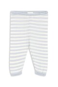 Fanga Fontana spodnie bawełniane niemowlęce VENTI KNIT PANTS GOTS kolor niebieski wzorzyste FA100014