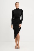 Silvian Heach sukienka KIRUNDO kolor czarny maxi dopasowana GPA25357VE