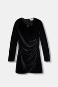 Twinset sukienka welurowa dziecięca kolor czarny mini dopasowana 252GJ2035