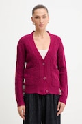 Silvian Heach cardigan din amestec de lână VALBUENA culoarea roz, GPA25149CD
