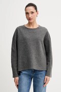 Marc O'Polo sweter z dodatkiem wełny damski kolor szary lekki 510609860487