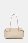 Liviana Conti torebka skórzana kolor beżowy A5WA51