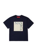 Detské bavlnené tričko MAX&Co. MAXT1F T-SHIRT šedá farba, MX0005
