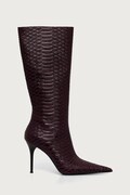 Jeffrey Campbell kozaki na szpilce damskie skórzane PROPOSAL bordowe JC-1385-5-1